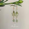 Female New Chinese Butterfly Long Earrings
