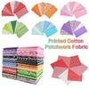 Lot de 7 Pièces/set Tissus Patchwork Colorés 50x50cm Tissu Coton Patchwork Matériel de Couture