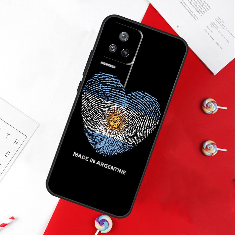 Argentine Flag Cover For Xiaomi 14T 11T 12T 13T Pro 13 14 15 Ultra POCO X7 Pro X3 X5 X6 F5 F6 M6 Pro Case