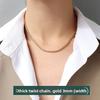 Cross Chain Snake Bone Chain Twist Chain Box Chain Fish Mouth Chain Vertical Chain