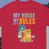 My Cat's Rules Funny T-shirt | Novelty Tshirt