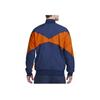 Nike Dri-FIT Sport Loose Sweat-Wicking Cool Comfortable Retro Sports Stand-Up Collar Jacket Men Jacket Void-Blue Safety-Orange White FJ2908-492