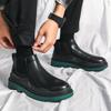 Men's Casual Outer Wear Fashion Martin Boots High-top Leather Shoes Year Student Korean Version Trendy Leather Shoes