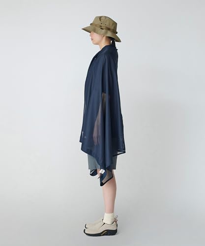 Snow Peak Insect Shield Mesh Stole, Free Size, Navy, AC-25SU005