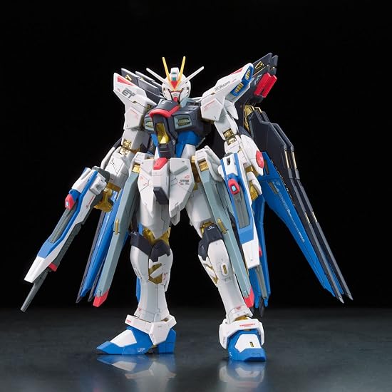 BANDAI SPIRITS RG Mobile Suit Gundam SEED DESTINY ZGMF-X20A Strike Freedom Gundam 1/144 Scale Color-