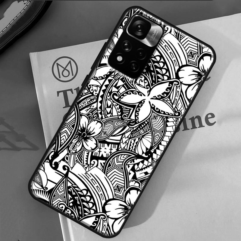 Maori Tribal Samoan Polynesian Case For Xiaomi Redmi 14C 13C 10C 12C Redmi Note 13 14 Pro 12 11 9 10 9S 10S 11S 12S Cover