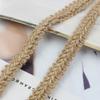 Retro 10 Meter Burlap Ribbons Twine Handicraft Weavin Linen Burlap Ribbon Lace Design Jute Yarn DIY Arts