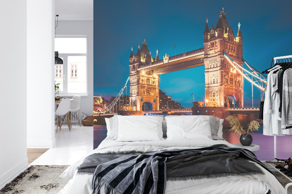 Photomural Tower Bridge Washable Fleece 208x146