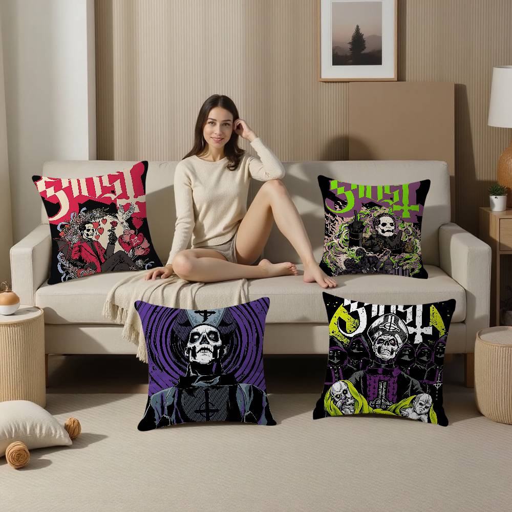 Band G-Ghostes Pillow Cushion Cover Pillowcase Living Room Sofa Home Decor Customized