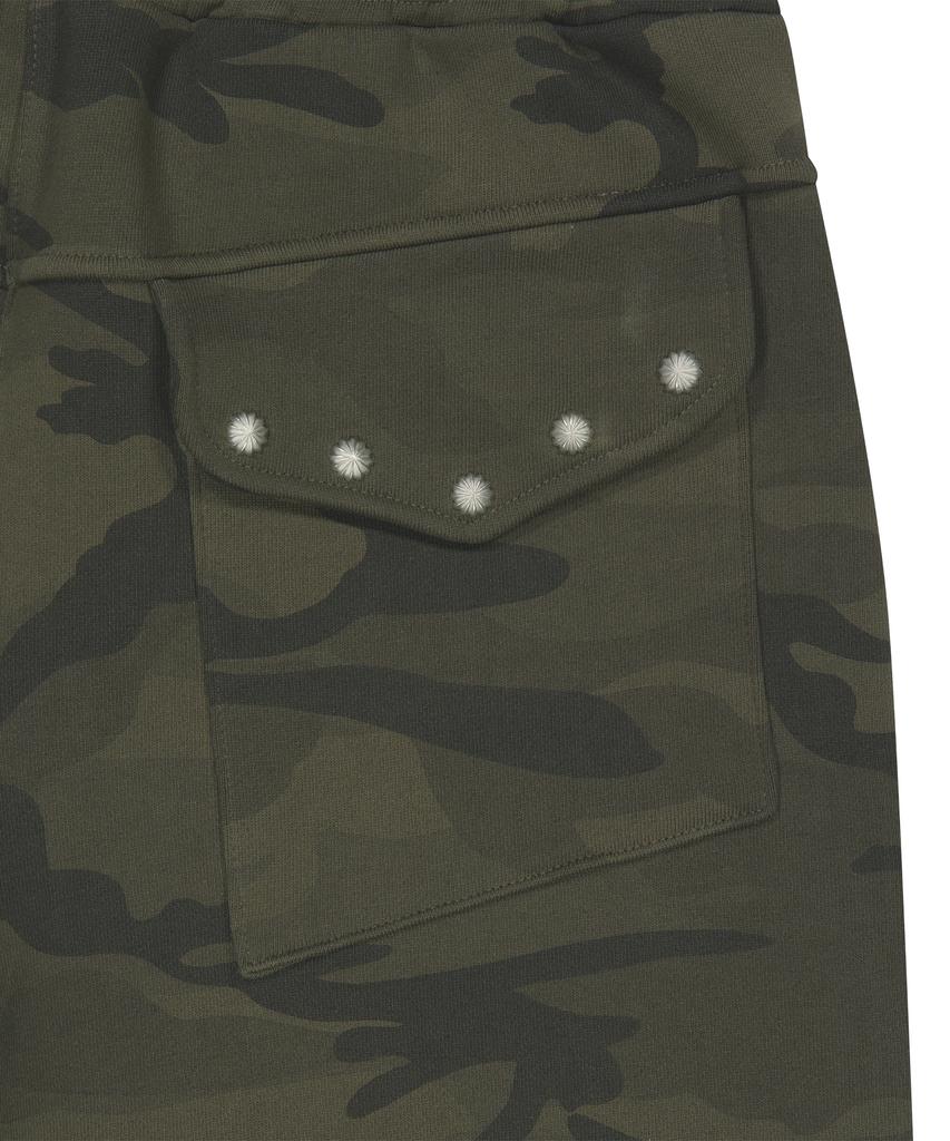 Tansanmageunesyum Juyoung X Tansan Studded Sweatpants (Camo Khaki)
