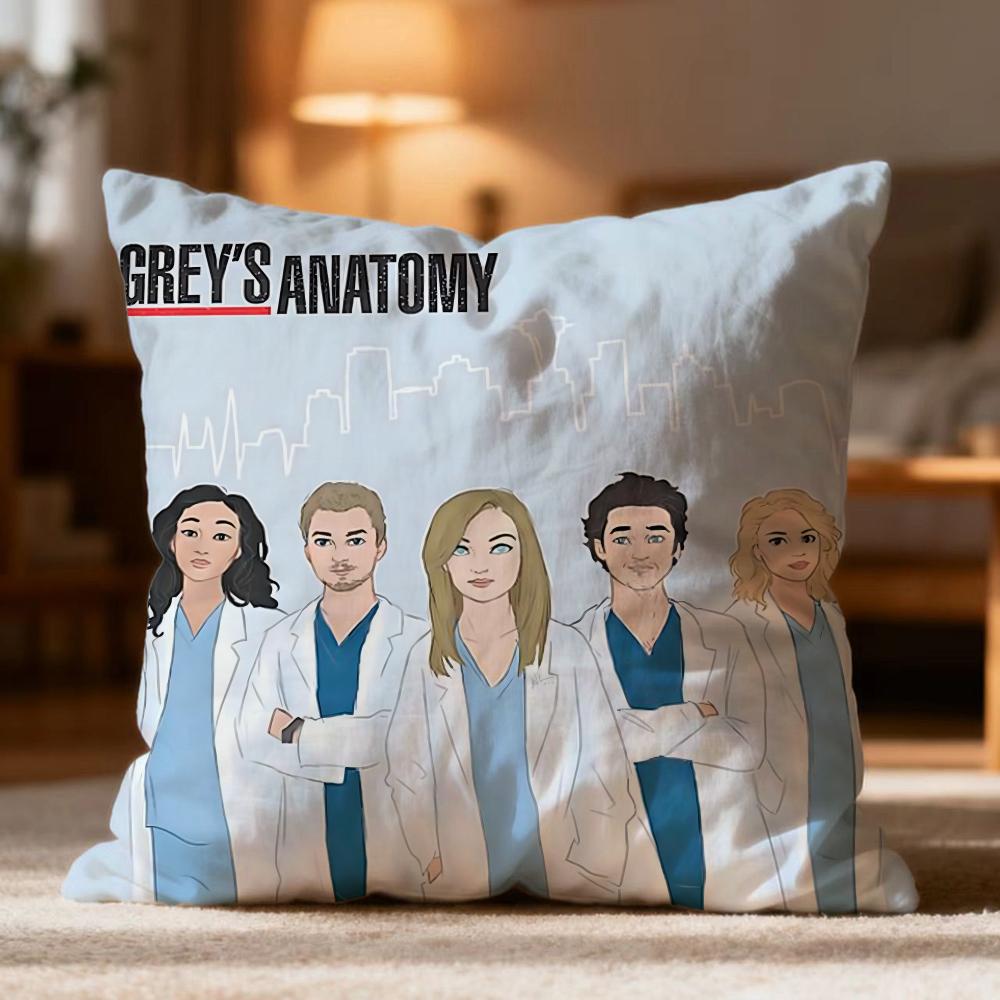 Популярная наволочка для подушки  Анатомия Грея  Мягкая Стирка, Многоцелевая для Дивана Кровати Путешествий Офиса 30cmx30cm
