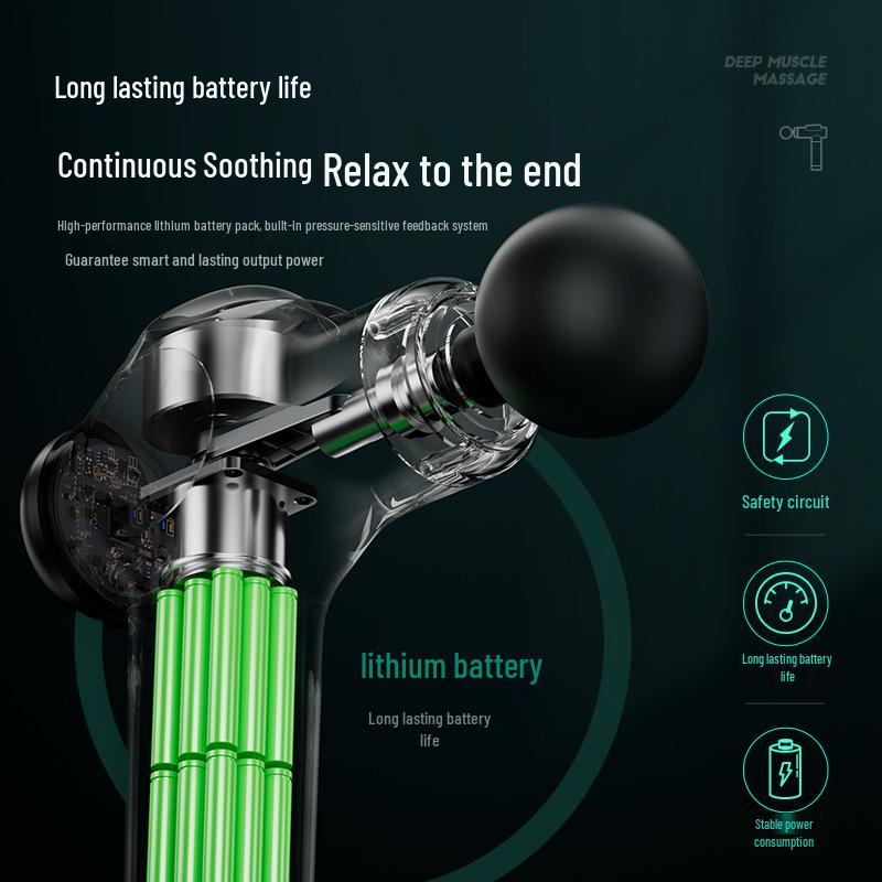 אקדח עיסוי VTT - דגם 99, אקדח עיסוי מקצועי להרפיית שרירים 99 הילוכים