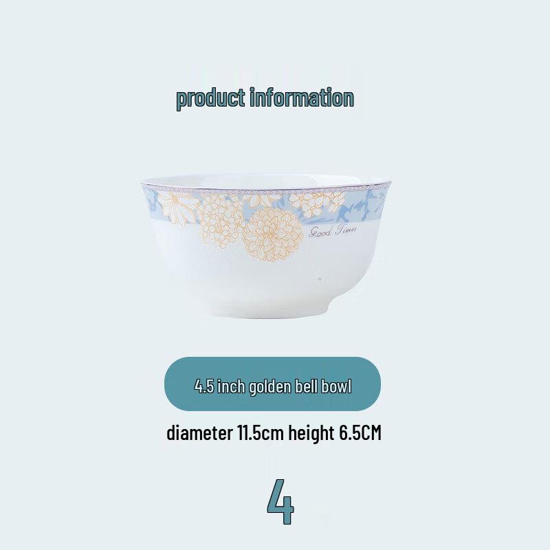 European Style Ceramic Rice Bowls