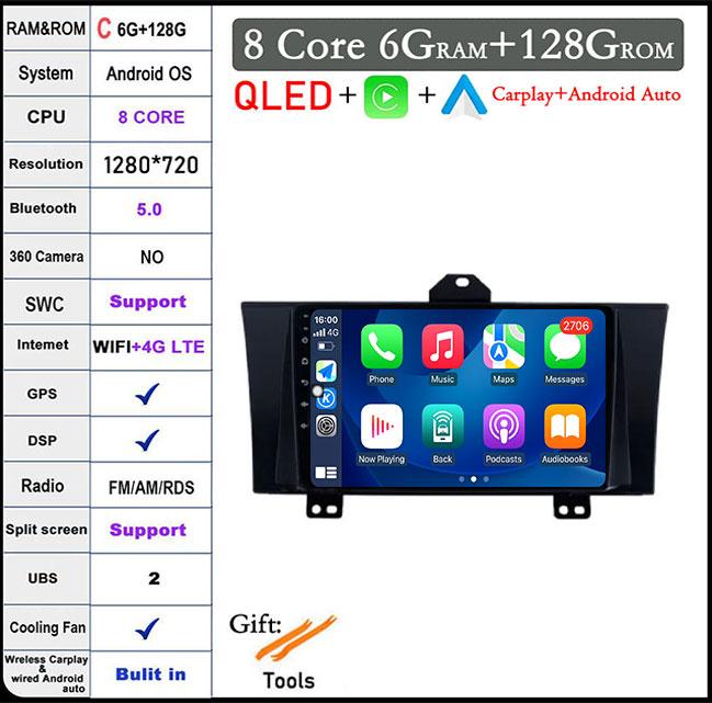 RDS Android 14 For Honda Elysion 2004 - 2015 DSP 4G+Wifi Car Monitor Radio Multimedia Navigation GPS Video Autoradio Player