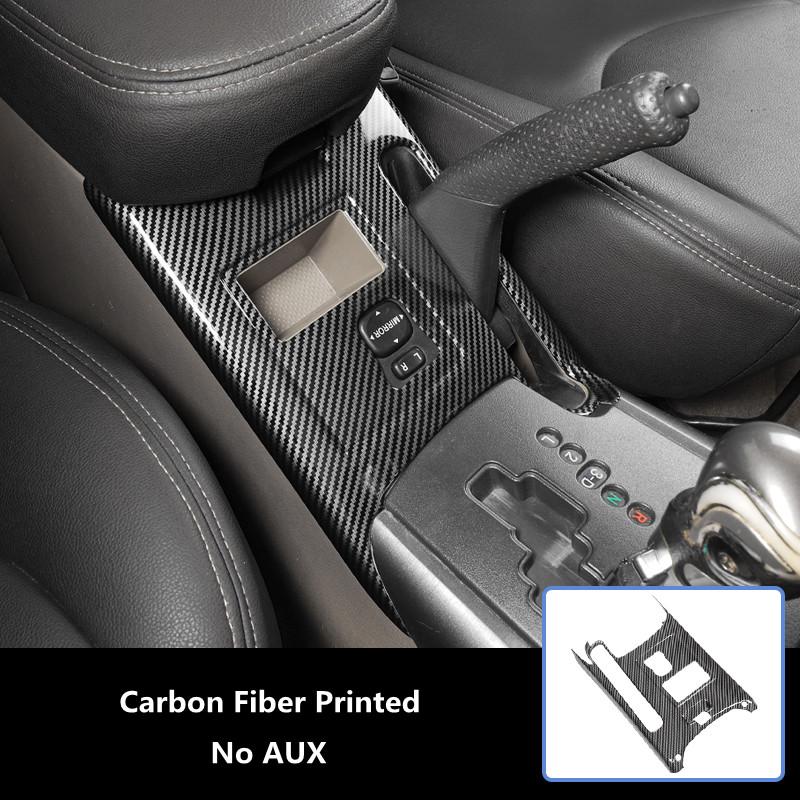 

Углеродное волокно с принтом салона автомобиля, центральная консоль, панель руля, наклейка, чехол для Toyota RAV4 2009 2010 2011 2012 2013