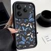 Blaues Schmetterlingsmuster Handyhülle Für Xiaomi Redmi Note 14 13 12 Pro Note 13 14 Pro Plus 5G 13 13C 4G 11 10 Pro Silikonhülle
