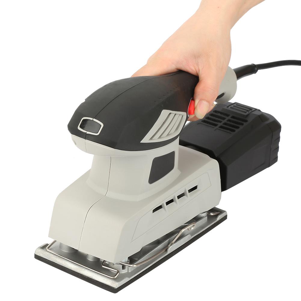 200W Wall Polishing Square Sander Electric Sanding Machine with Dust Box