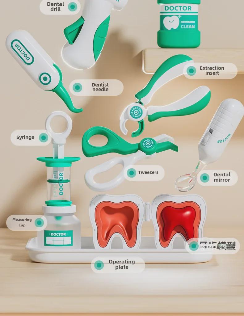 Children's Doctor and Nurse Play Set - Role Play Medical Kit for Kids