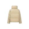 Reebok Solid Color Warm Comfortable Long Sleeve Down Jacket Women outerwear Light-Khaki 24FRC208WGK0