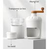 Manual Ice Shaver, Portable Snow Machine With Ice Compartment, Small Manual Crank Smoothie Maker, Snow  Ice Crusher For Outdoor Picnics