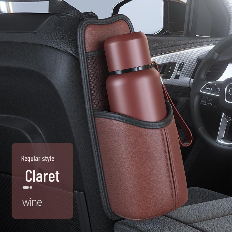 Car Seat Side Hanging Multifunctional Storage Bag with Tissue Box Holder