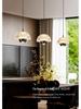 Minimalist Italian Three-Head Chandelier - Luxury Flower Bud Dining Table Light