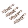40Pcs Christmas Words Slices Density Board Christmas Tree Hanging Ornament for Christmas DIY Craft