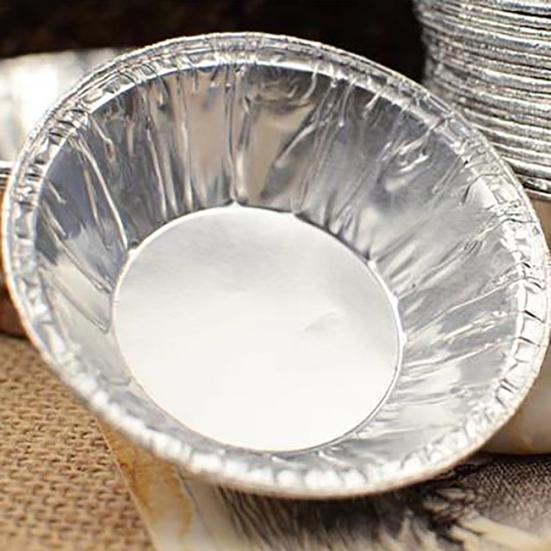 250 buc. Formă rotundă pentru tartă cu ouă pentru cupcake. Instrument antiaderent pentru decorarea torturilor