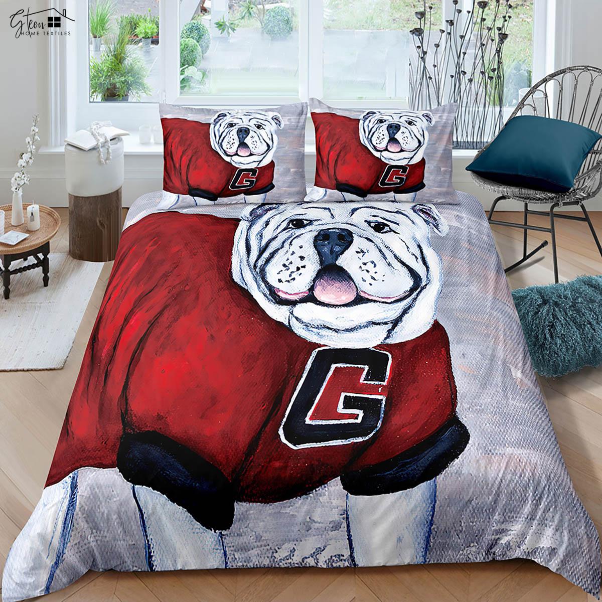 

Милое животное Собака 3D стерео печать пододеяльник Детская комната пододеяльник комплект из трех предметов постельные принадлежности текстильные изделия EU 135x200cm 2PCS