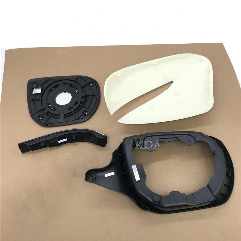 Auto Left Right Rear Heated Mirror Glass Frame Turn Signal Light Side Mirror Cover for Hyundai SantaFe IX45 2013 2014 2015 2016
