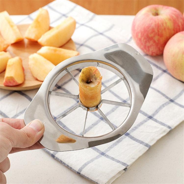 Stainless Steel Apple Slicer and Corer Fruit Cutter Kitchen Gadget