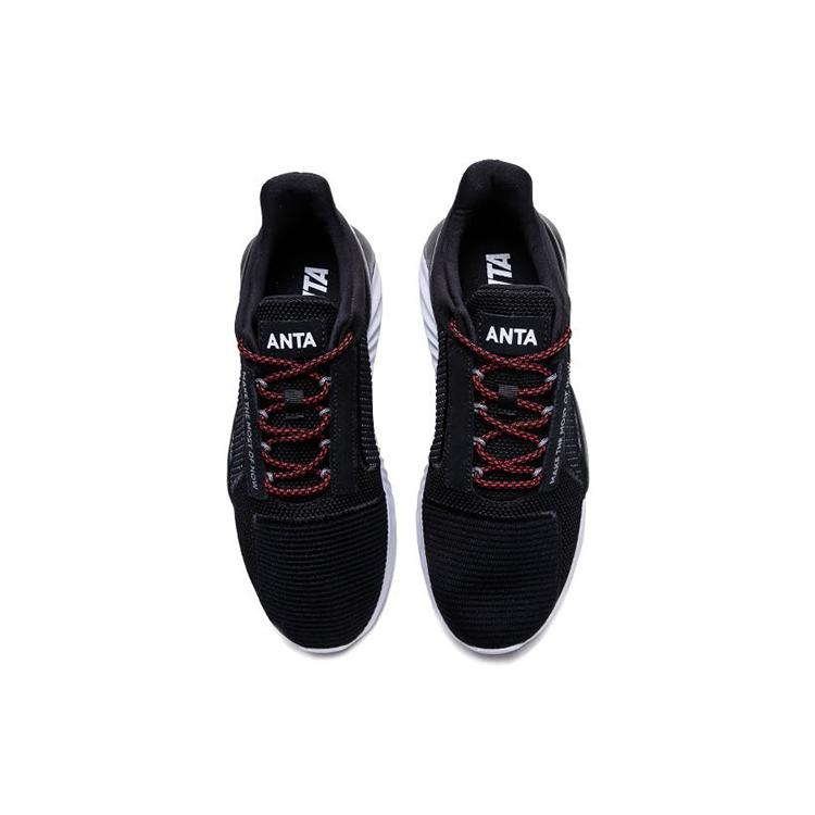 Anta Casual Shoes Men's Low Top Black/University Red 91918801-4