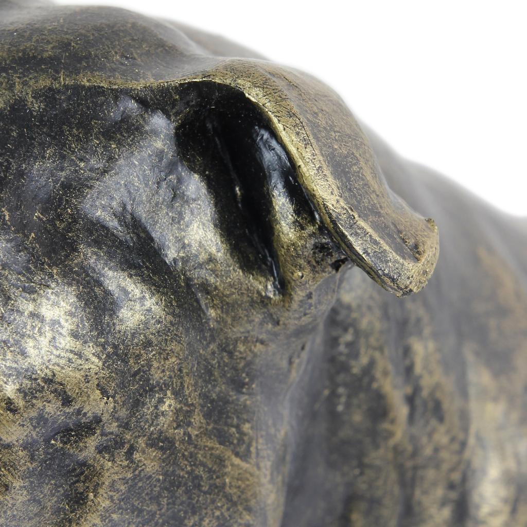 Staffordshire Bull Terrier, Staffy - Dog Statue, Sitting Dog for Desk, Decoration for the Living Room of a Dog Lover by Art-Dog