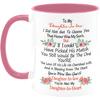To My Daughter-In-law Mug - I Did Not Get To Choose You That Honor Was My Son's, Gift For Family and Friend - 11oz White + Pink Ceramic Coffee Cup,