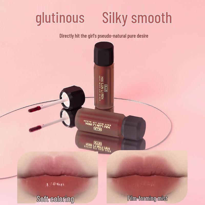 Helen Liren Air Soft Mist Lip Glaze: Long-lasting Velvet Matte Lip Gloss.