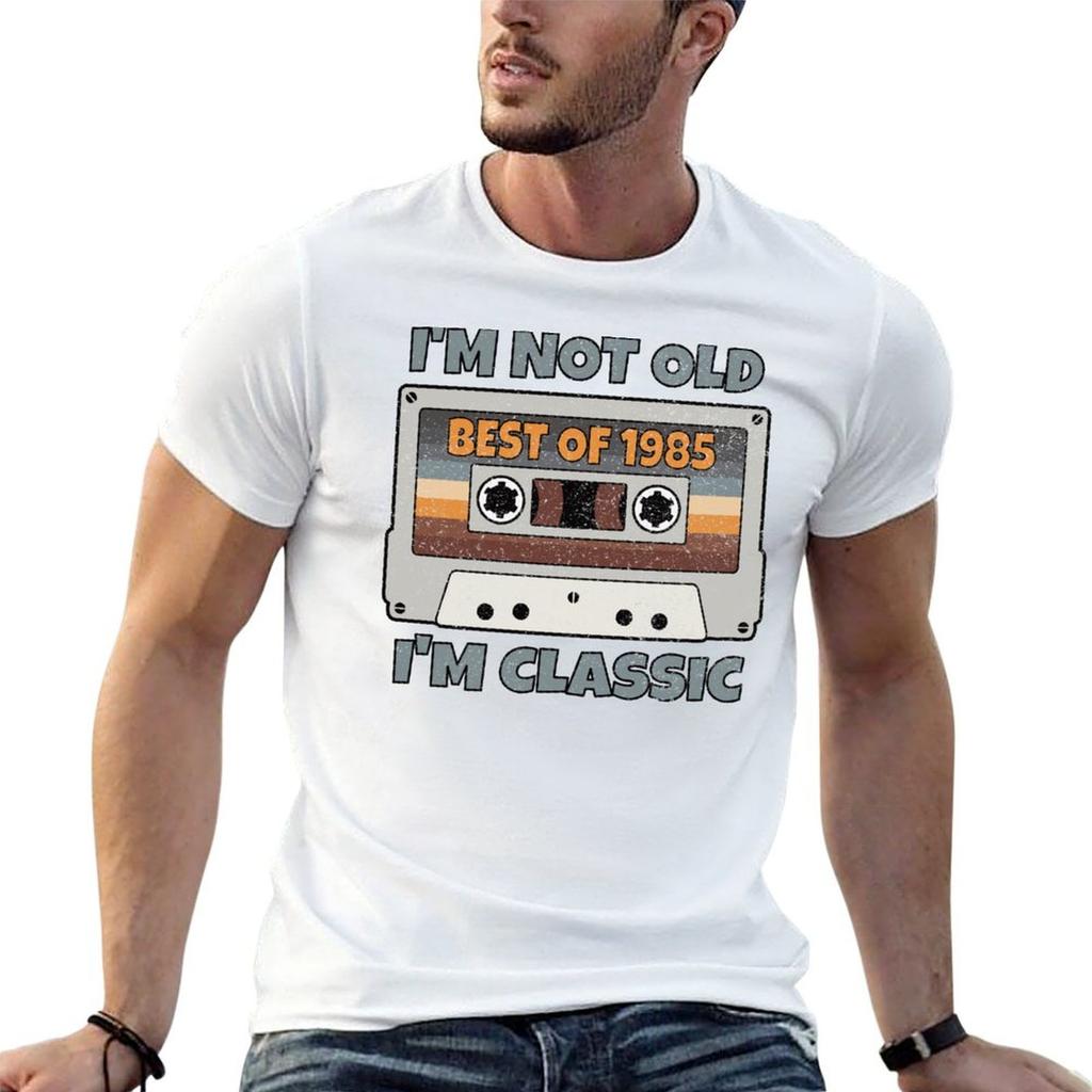 IM NOT OLD IM CLASSIC BEST OF 1985 RETRO VINTAGE FUNNY DISTRESSED CASSETTE BIRTHDAY GIFT TShirt