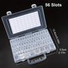 Rhinestone and Nail Art Grid Storage Box - 48/56/40/32/64 Slot Organizer for Diamond and Rhinestone Painting Accessories