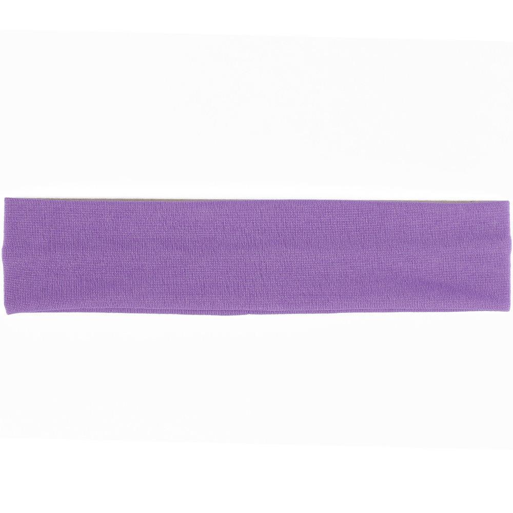 Popular Solid Color High-Elastic Sports Headband for Yoga, Fitness, Running, and Sweat Absorption