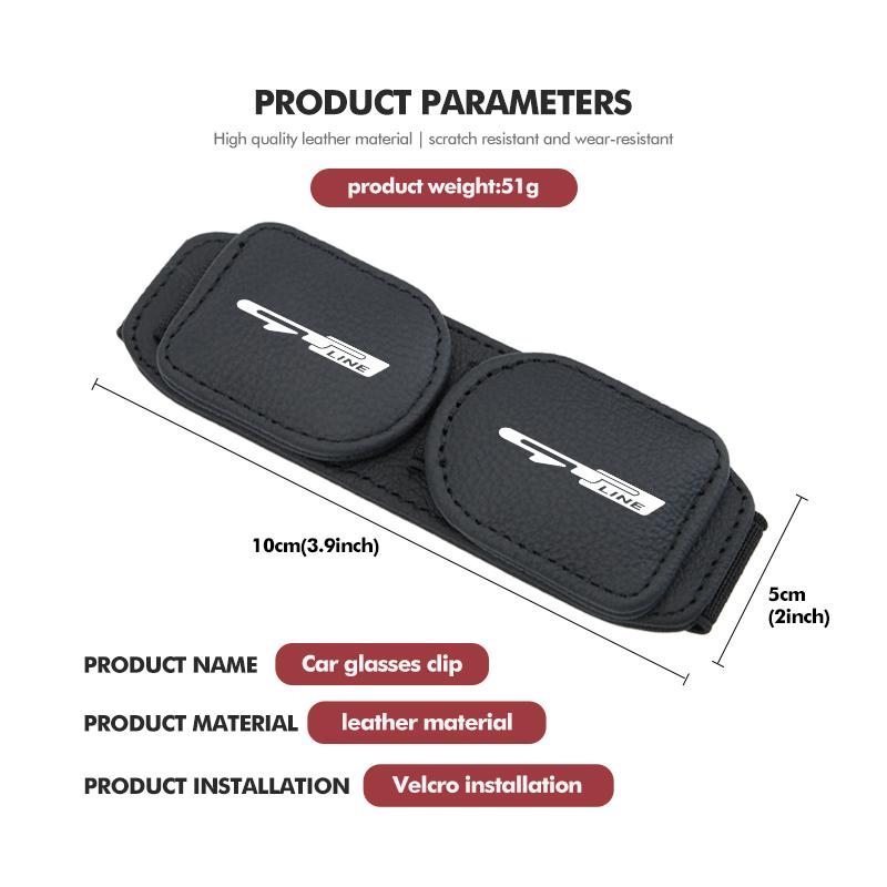 AHL1 Car Sun Visor Eyeglass Holder Card Clip Storage Accessories For KIA Rio K5 K2 Sportage Ceed Sorento Picanto Stinger Soul
