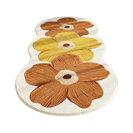 

Напольный коврик Сверхтонкие синтетические волокна Быстрая очистка Уход Зональный ковер Противоскользящий Ламинат 40x120cm