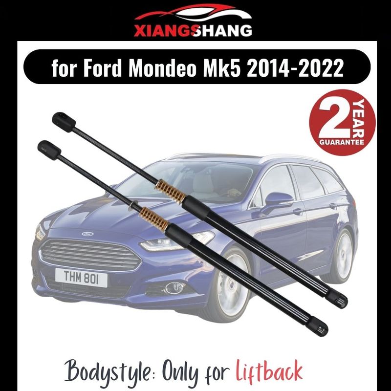 2pcs Rear Tailgate Damper for Ford Mondeo Mk5 Liftback 2014- WITH SPRING Trunk Boot Gas Struts Lift support