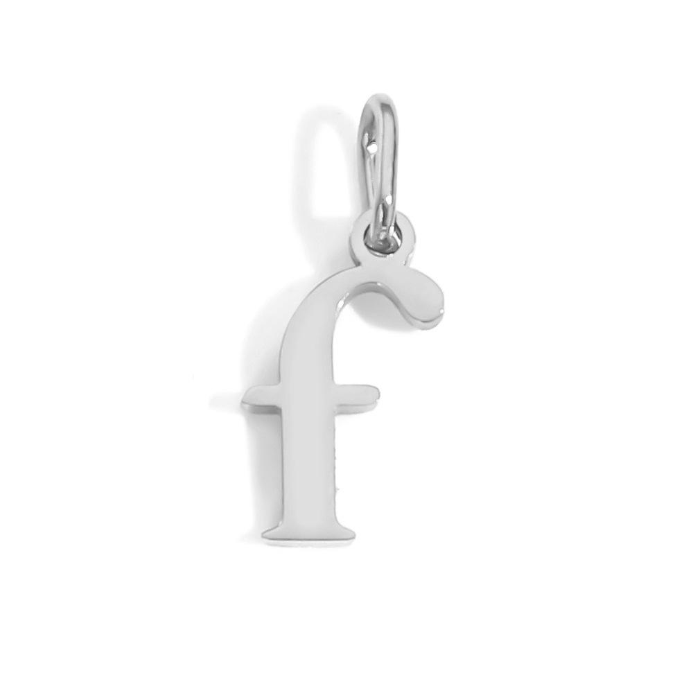Chi Hang Jewelry Stainless Steel Lowercase Alphabet Pendant - 26 Letters