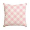 1/4Pcs Christmas Pillow Cover, Pink Printed Cushion Cover, Farmhouse Decorative Sofa, Christmas Decoration (Without Pillow Core)