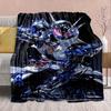 Kamen Rider Anime Flannel Blanket – Soft, Warm, Perfect for Sofas, Bedding, Camping, Travel, Office, and Home Decor – QJY