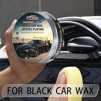 Cera para pulir y reparar coches negros, encerado, pulido y mantenimiento de revestimientos, pintura universal para reparación de arañazos y renovación.