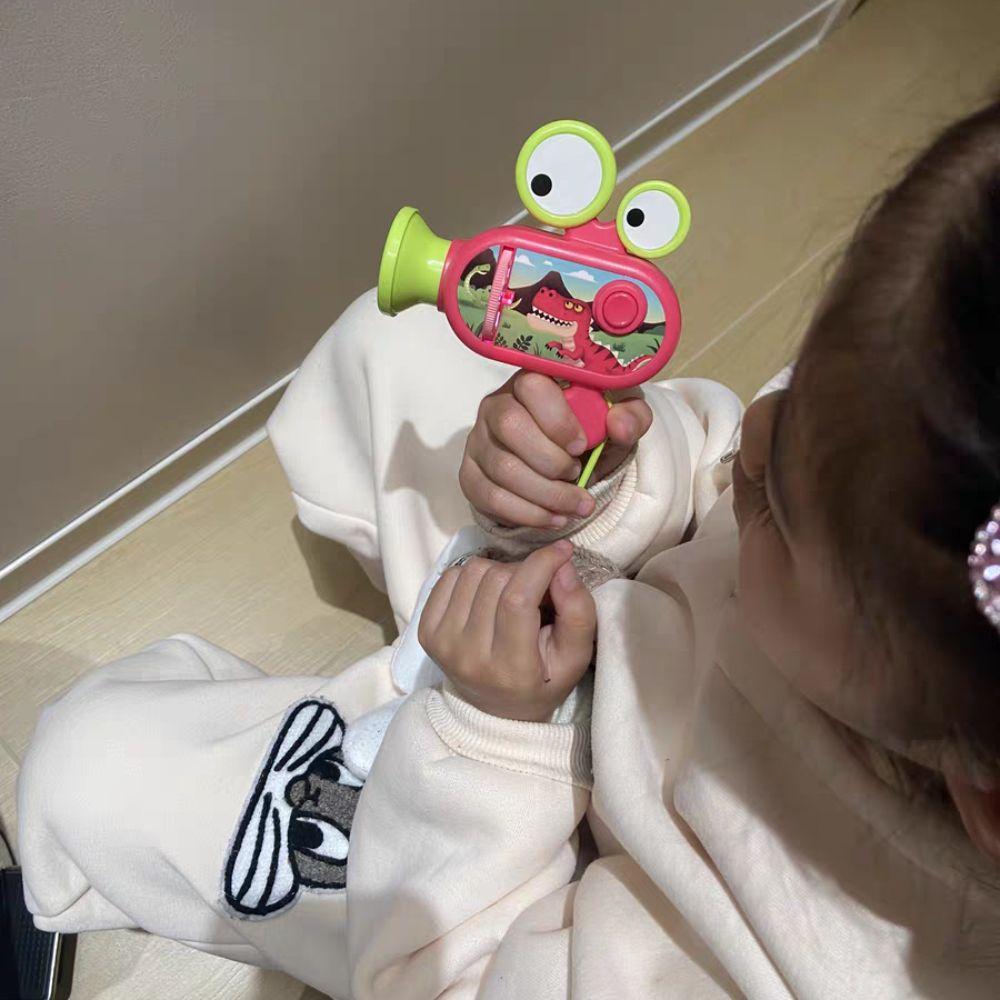 Cartoon Pattern Kids Handheld Projection Flashlight Puzzle Projector Torch Toys  Children Toys