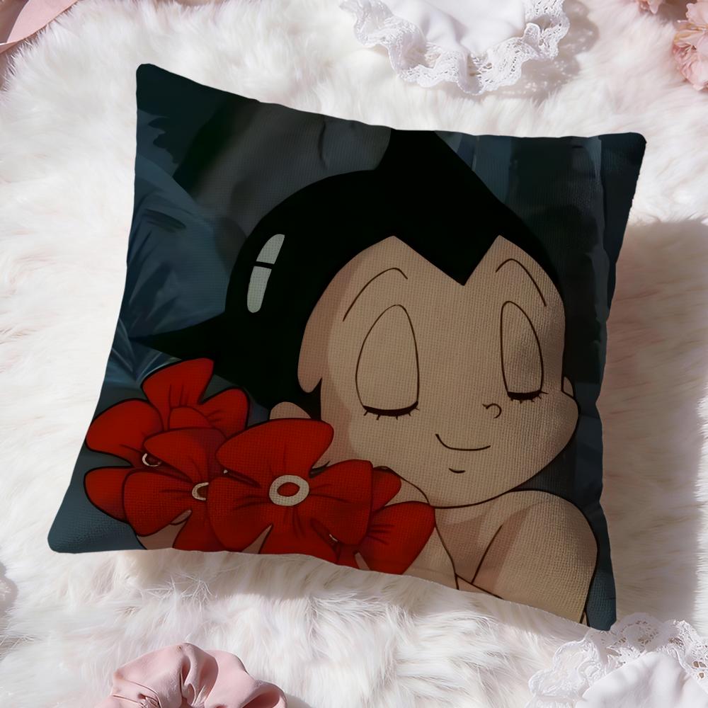 classic anime a-Astro Boy Cushion Cover Premium Comfort Reversible Pillow Cove -Two in One Design for Any Room & Car Interior