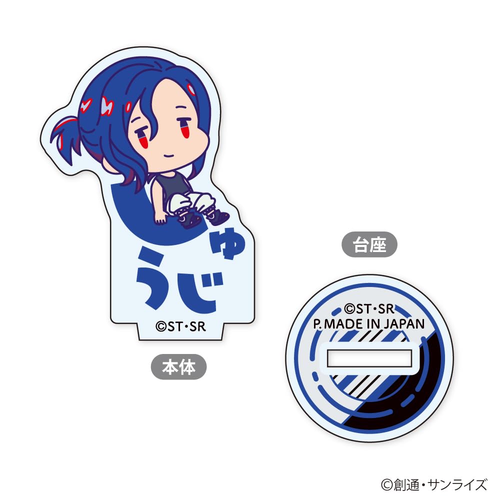 Xebec Mobile Suit Gundam GQuuuuuuX Onamae Pitanko Mini Acrylaufsteller, 1 Box, ca.. B37 x H47mm, Acryl