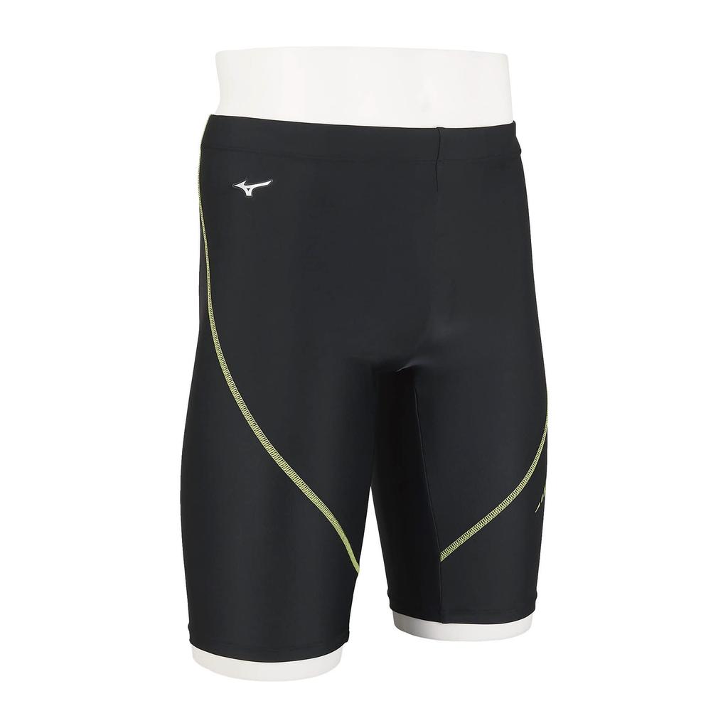 MIZUNO Half Spats 3D N2JB1611 Black x Small Men's (26cm Inseam, Cups) 93 Lime, Size