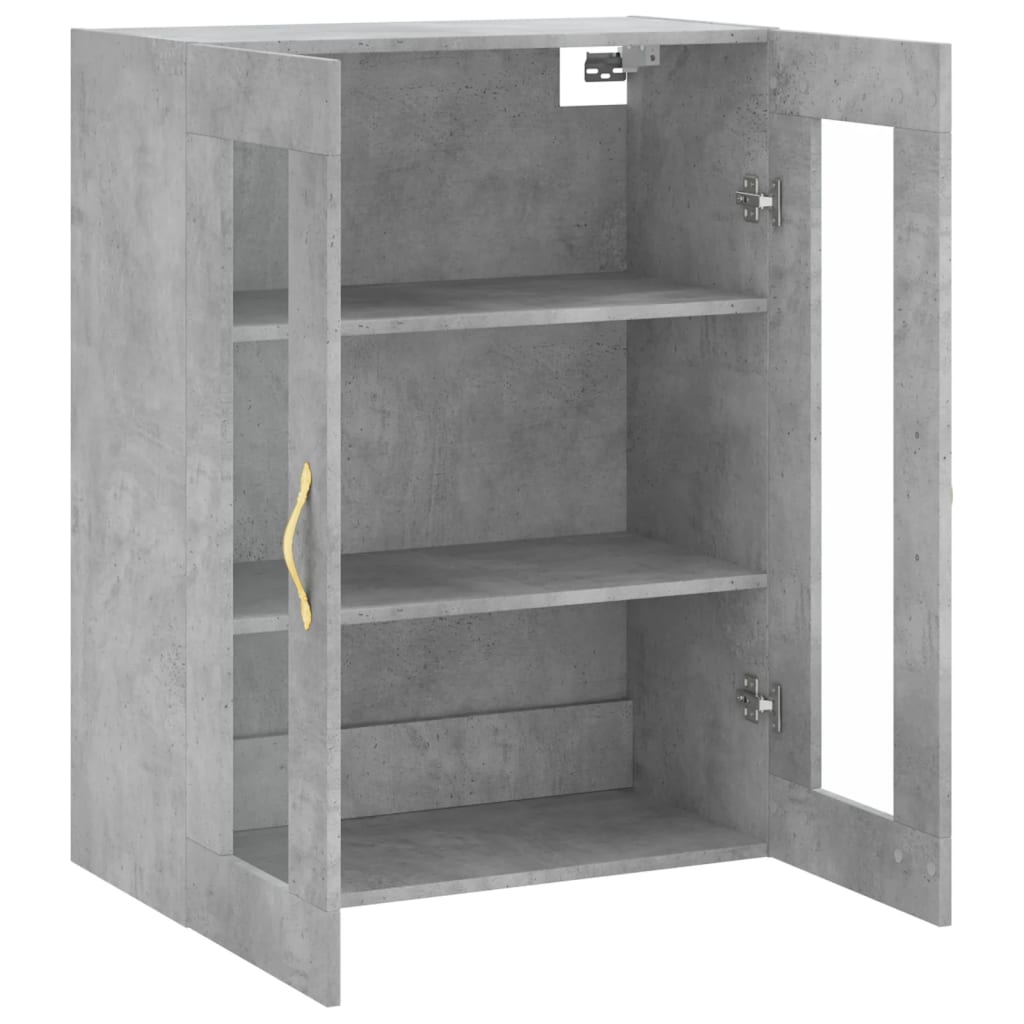 Wall Cabinet Concrete Grey 69.5 x 34 x 90 cm